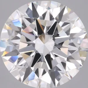 4.04 Carat Round F VVS2 Lab Diamond