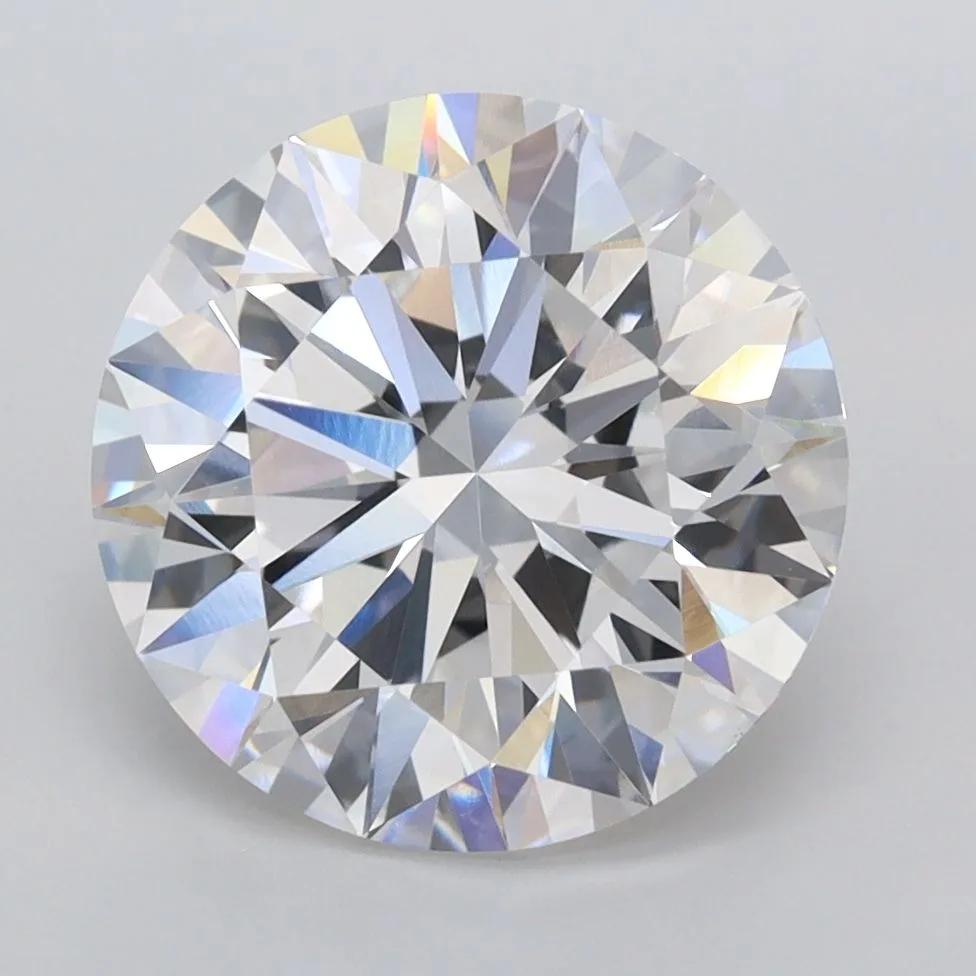 4.05 Carat Round D VVS2 Lab Diamond 1 4.05 Carat Round D VVS2 Lab Diamond