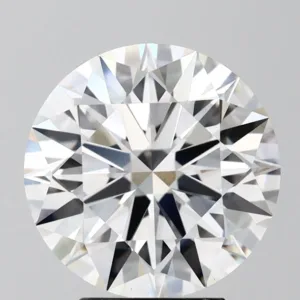 4.05 Carat Round F VVS2 Lab Diamond