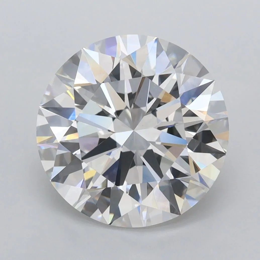 4.06 Carat Round E VVS2 Lab Diamond 1 4.06 Carat Round E VVS2 Lab Diamond