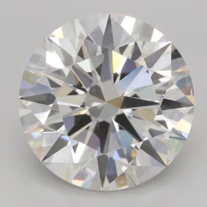 4.06 Carat Round F VVS2 Lab Diamond