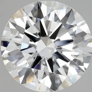 4.06 Carat Round F VVS2 Lab Diamond