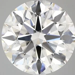 4.06 Carat Round F VVS2 Lab Diamond