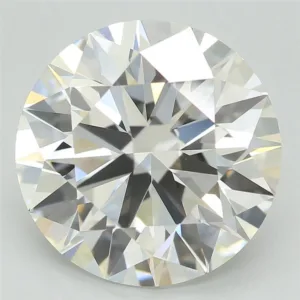 4.07 Carat Round F VVS2 Lab Diamond