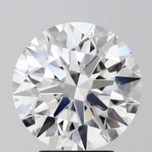 4.08 Carat Round E VVS2 Lab Diamond