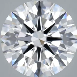4.08 Carat Round F VVS2 Lab Diamond