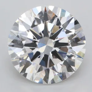 4.08 Carat Round F VVS2 Lab Diamond