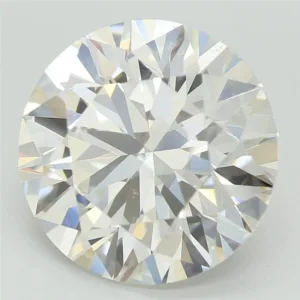 4.08 Carat Round F VVS2 Lab Diamond