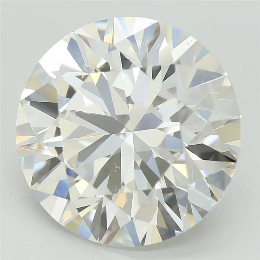 4.08 Carat Round F VVS2 Lab Diamond 1 4.08 Carat Round F VVS2 Lab Diamond