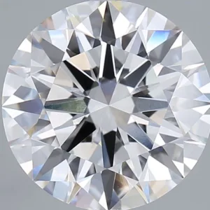 4.09 Carat Round F VVS2 Lab Diamond