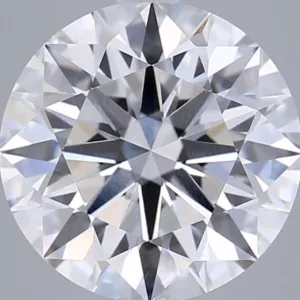 4.09 Carat Round F VVS2 Lab Diamond