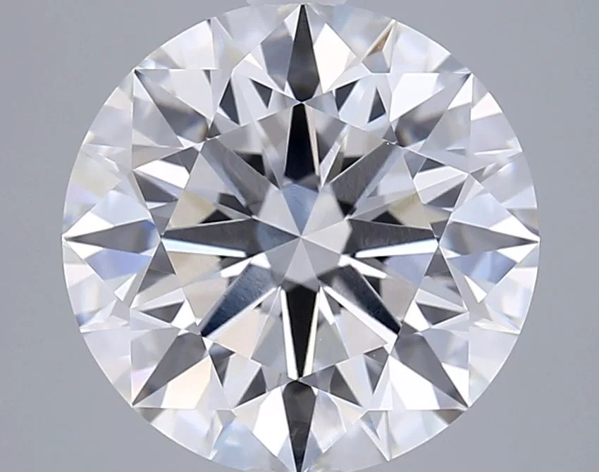 4.09 Carat Round F VVS2 Lab Diamond 1 4.09 Carat Round F VVS2 Lab Diamond