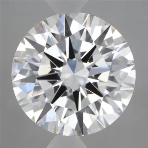 4.09 Carat Round F VVS2 Lab Diamond