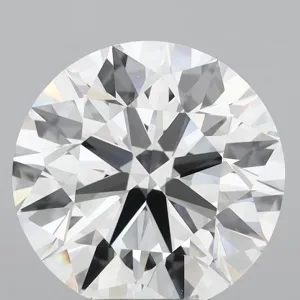 4.12 Carat Round E VVS2 Lab Diamond