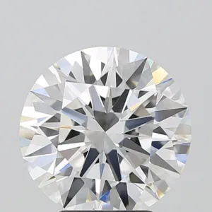 4.22 Carat Round F VVS2 Lab Diamond