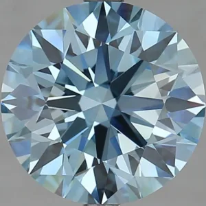 4.53 Carat Round Fancy Vivid Blue VVS2 Lab Diamond