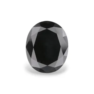 4.96 Carat Oval Fancy Black VVS2 Natural Diamond