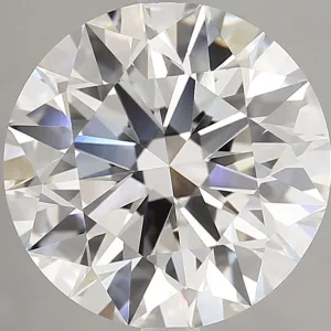 5 Carat Round F VVS2 Lab Diamond