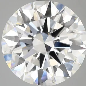 5 Carat Round F VVS2 Lab Diamond