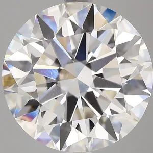 5 Carat Round F VVS2 Lab Diamond