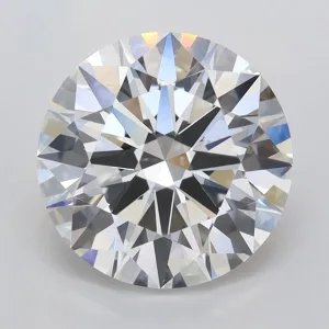 5 Carat Round F VVS2 Lab Diamond