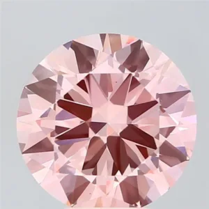 5 Carat Round Fancy Intense Pink VS1 Lab Diamond