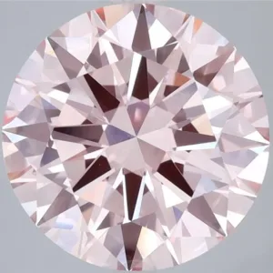 5.01 Carat Round Fancy Intense Pink VVS2 Lab Diamond