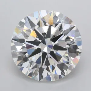 5.04 Carat Round F VVS2 Lab Diamond
