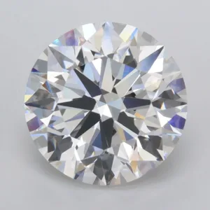 5.04 Carat Round F VVS2 Lab Diamond