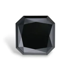 5.05 Carat Radiant Black Natural Diamond