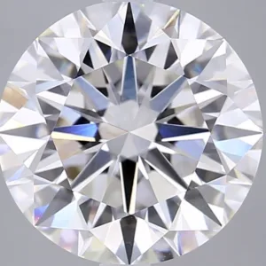 5.05 Carat Round F VVS2 Lab Diamond