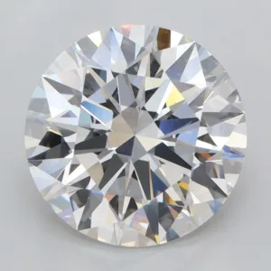 5.05 Carat Round F VVS2 Lab Diamond