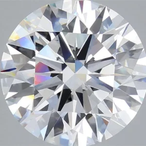 5.07 Carat Round F VVS2 Lab Diamond