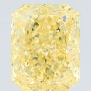 5.24 Carat Radiant Fancy Yellow VS1 Natural Diamond