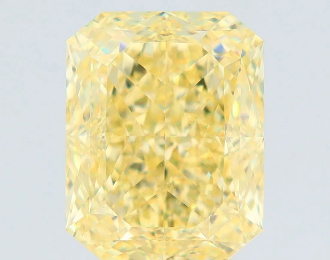 5.24 Carat Radiant Fancy Yellow VS1 Natural Diamond 1 5.24 Carat Radiant Fancy Yellow VS1 Natural Diamond