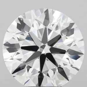 5.28 Carat Round E VVS2 Lab Diamond