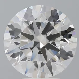 5.42 Carat Round E VVS2 Lab Diamond