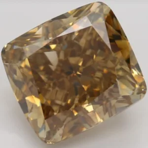 5.5 Carat Cushion Brilliant Fancy Dark Brown SI1 Natural Diamond