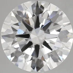 5.54 Carat Round F VVS2 Lab Diamond