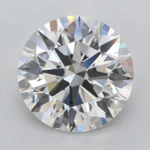 6.01 Carat Round F VVS2 Lab Diamond