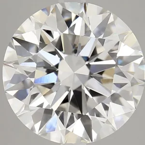 6.01 Carat Round F VVS2 Lab Diamond
