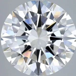 6.03 Carat Round E VVS2 Lab Diamond