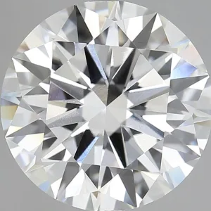 6.03 Carat Round F VVS2 Lab Diamond