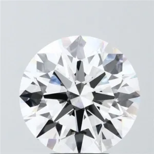 6.04 Carat Round E VVS2 Lab Diamond