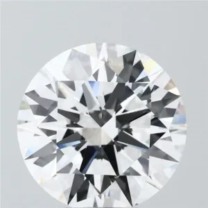6.04 Carat Round E VVS2 Lab Diamond