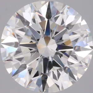 6.06 Carat Round F VVS2 Lab Diamond