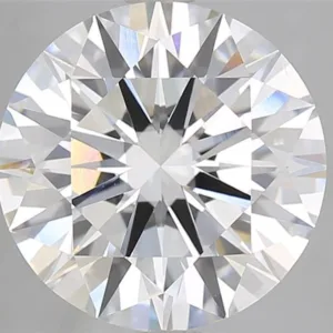 6.07 Carat Round F VVS2 Lab Diamond