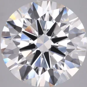 6.09 Carat Round F VVS2 Lab Diamond