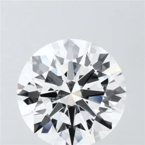 7.03 Carat Round F VVS2 Lab Diamond