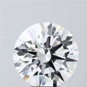 7.04 Carat Round E VVS2 Lab Diamond